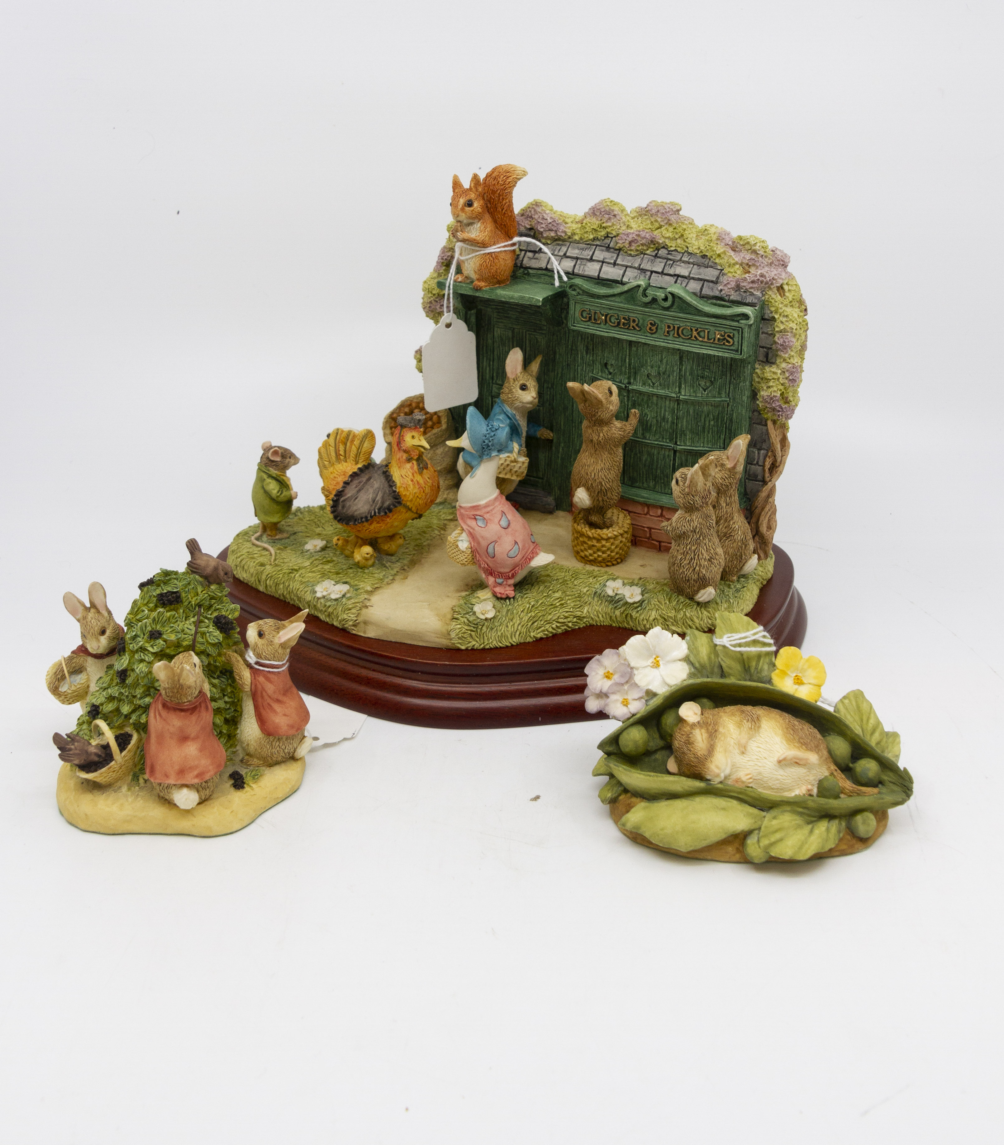 Border Fine Arts The World of Beatrix Potter The Tale of Ginger & Pickles Tableau limited edition