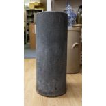 A large earthen ware umbrella stand,