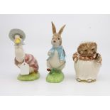 Beswick Beatrix Potter figures including 100th anniversay edition, Peter Rabbit,