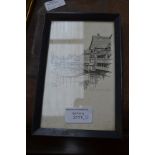 Four coaching prints and Nuremberg etching (5)