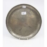 18th Century style pewter charger