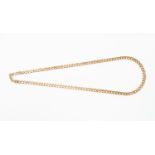 A 9ct gold curb link chain, length approx. 20", weight approx. 32.5gms.