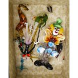 Collection of Murano glass figures