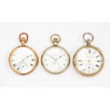 Pocket watches x 3 includes Elgin A/F