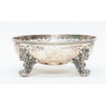 A William IV silver circular bowl,