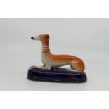 A 19th Century Staffordshire Whippet/Greyhound pen stand