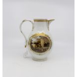 A Meissen coffee pot, circa 1760 of baluster form,