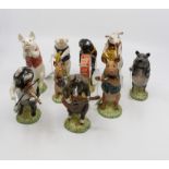 A Beswick 'Pig Band' part set of nine including Matthew, Michael, George, John, Richard, James,