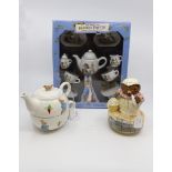 The World of Beatrix Potter children's tea set, Border Fine Arts Tea for One,