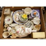 A quantity of china and ceramics to include Royal Crown Derby,