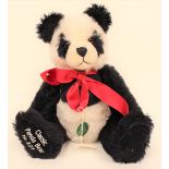 Hermann Classic Panda; mohair, 34 cms approx, limited edition number 201/250, with all tags,