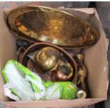 Collection of 19th and early 20th Century brass and copper wares