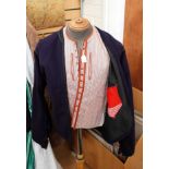 A jacket and waistcoat given by T.