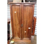 An Early 20th Century Small Mahogany Cabinet, with a shelf and single drawer.