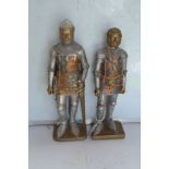 Two Knights, Marcus Designs, handmade relief, circa 1973, impressed D.
