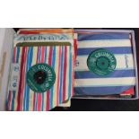 A collection of 45's from the 1950's and 1960's