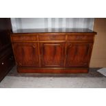 An Early 20th Century Mahogany three panelled Dining Sideboard.