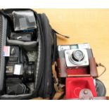 An Ilford Sportsman camera in leather case together with a Nippon camera (2)