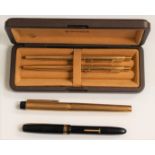 Collection of Parker pens,