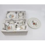 Wedgwood Peter Rabbit children's teaset and Peter Rabbit round Compotier (2)