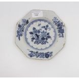 19th Century imported plate, transfer designed,
