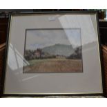 W. Playfoot, Gedding, Suffolk, and another landscape, both signed and dated l.r.