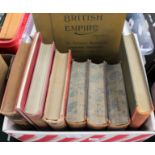 Collection of books to include The British Empire, by W.