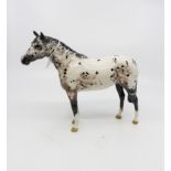 A Beswick appaloosa stallion,