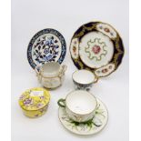 A collection of ceramics including a Minton 91611 cup and saucer,