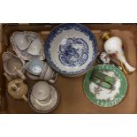 A quantity of 18th and 19th century ceramics, Derby,