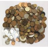 Collection of English coins,