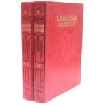Larousse Agricole, illustrated encyclopaedia, by Chancrin & Dumont, in two volumes,