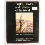 Two cased volumes of 'Eagle Hawks and Falcons of the World' Leslie Brown and Dean Amadon (2)
