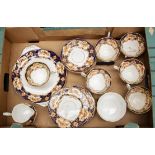 Royal Albert ' Heirloom ' Tea Service comprising Six Cups, Six Saucers, Six Tea Plates, Cake Plate,