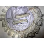 Two reproduction crinoline underskirts in cotton made for theatrical use