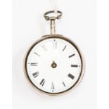 A George III silver Fusee pocket watch by F. Richards, London 1796, No.