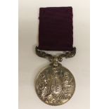 Army Long Service & Good Conduct Medal to 17157 Cpl. Cr Mkr G Howland, RA. Complete with ribbon.