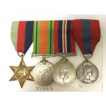 WW2 British Medal group comprsing of 1939-45 Star,