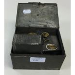 Boer War Private purchase ration tin set comprising of a set of tinned steel containers for food,