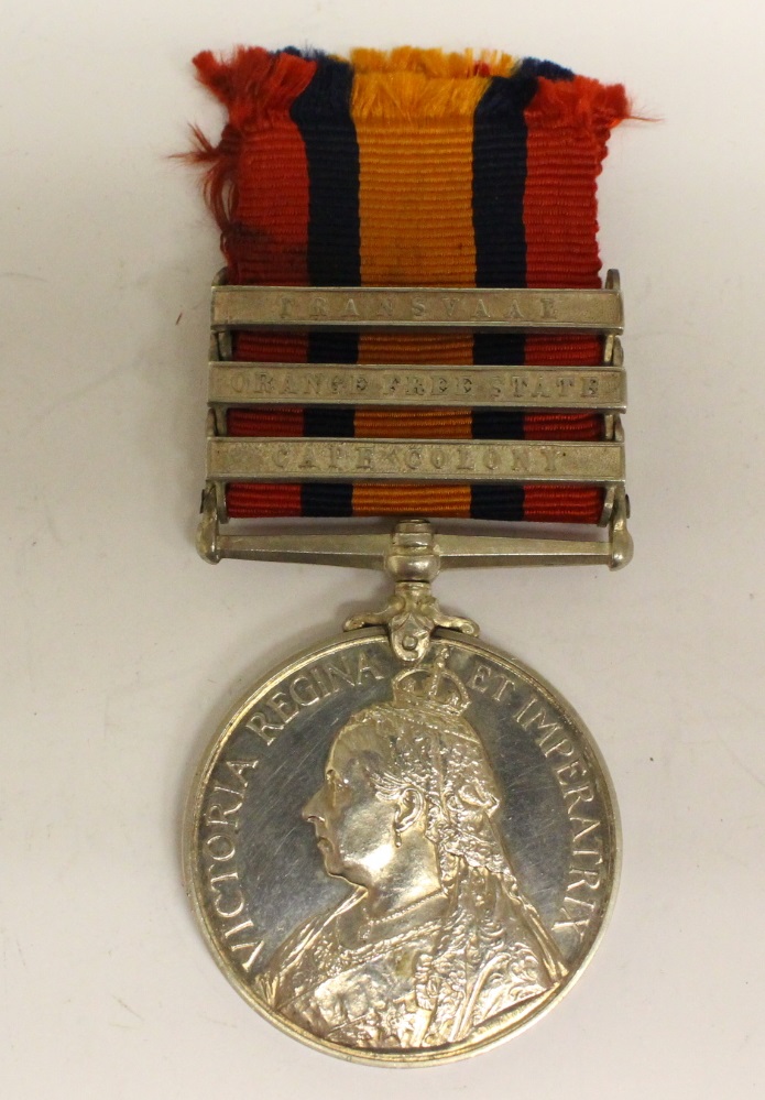 Queen's South Africa Medal with Transvaal,