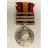 Queen's South Africa Medal with Transvaal,