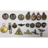 WW1 British badge collection comprising of a good selection of enamel badges etc to include: Silver