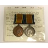 WW1 British War Medals: one in bronze named to C 1000 F Galea, Maltese L. C.