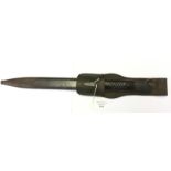 WW2 Third Reich K98 Bayonet. Matching serial numbers. 25cm long blade maker marked "J.