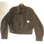 WW2 British 1937 pattern Battledress Blouse, Serge. No insignia.