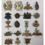 WW1 British cap badges: 1st Battl Birmingham Pals, 2nd Battl Birmingham Pals,