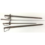A collection of four relic condition Swords,