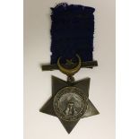 Khedive's Star 1884-6 complete with ribbon.