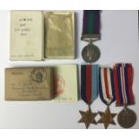 WW2 British Medal group comprising of 1939-45 Star, France & Germany Star,