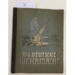 WW2 Third Reich "Die Wehrmacht" cigarette card album, complete with all cards.